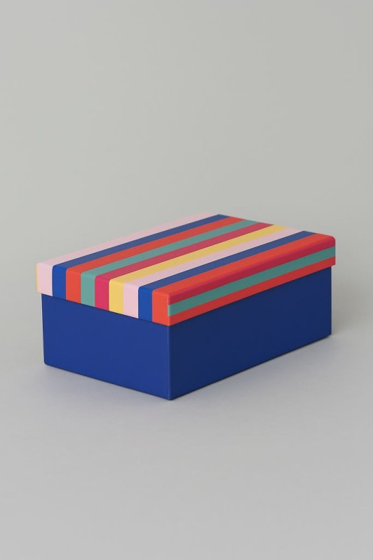 Подарочная коробка "Полоски", 18*12*7