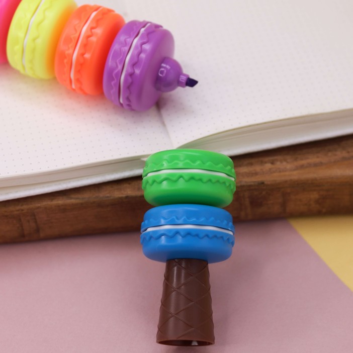 Маркер текстовыделитель &quot;Highlighters&quot;, 5 в 1, mix, шоу-бокс 20 шт. 