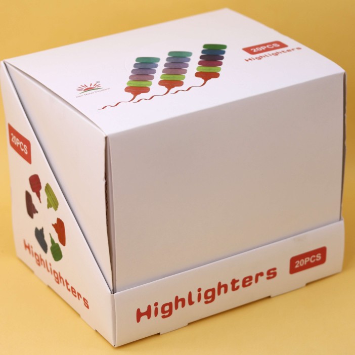 Маркер текстовыделитель &quot;Highlighters&quot;, 5 в 1, mix, шоу-бокс 20 шт. 