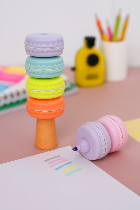 Маркер текстовыделитель &quot;Highlighters&quot;, 5 в 1, mix, шоу-бокс 20 шт. 