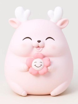 Копилка «Flower deer», pink