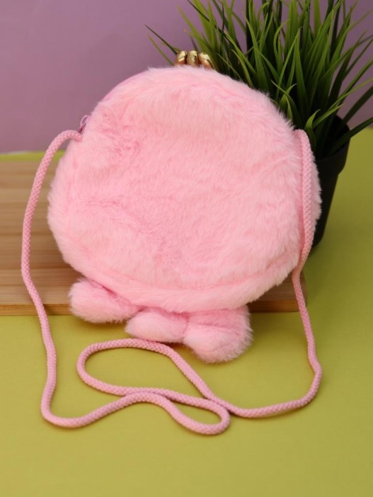 Сумочка плюшевая &quot;Pink Octopus&quot;, pink (18.5*22.5 см) 