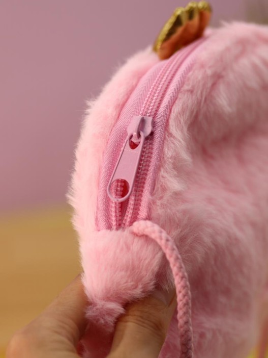 Сумочка плюшевая &quot;Pink Octopus&quot;, pink (18.5*22.5 см) 