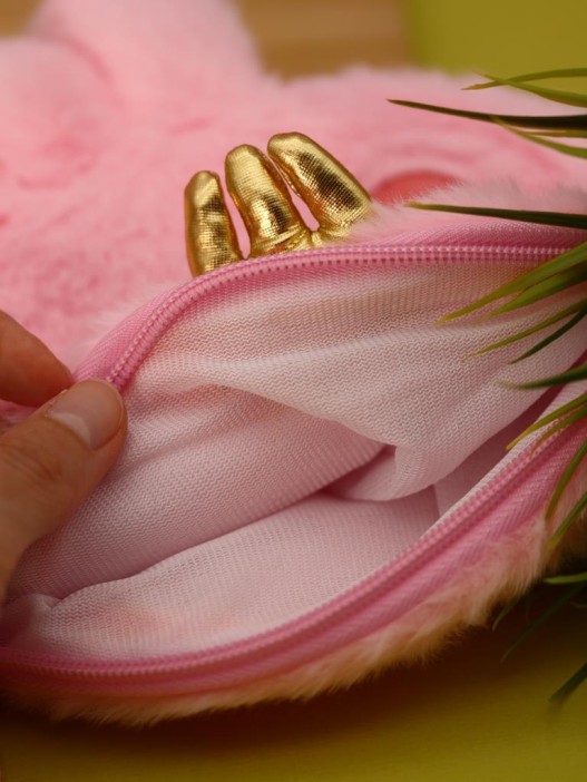 Сумочка плюшевая &quot;Pink Octopus&quot;, pink (18.5*22.5 см) 