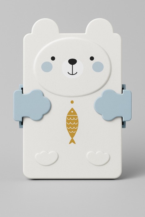 Ланчбокс &quot;Bear&quot;, white (1000 мл) 