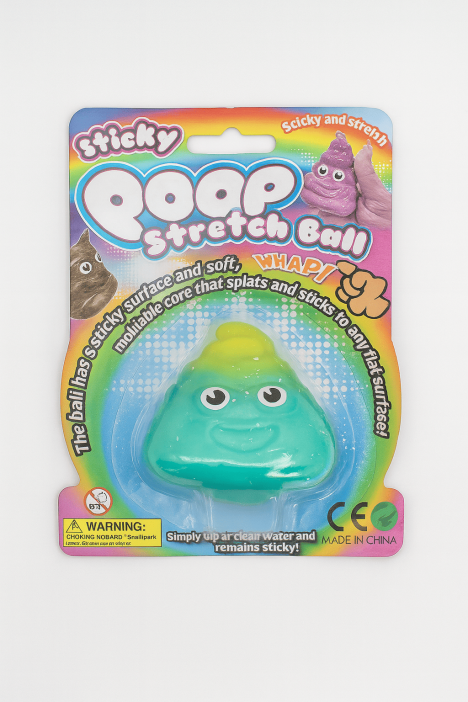 Мялка - антистресс «Poo», green 