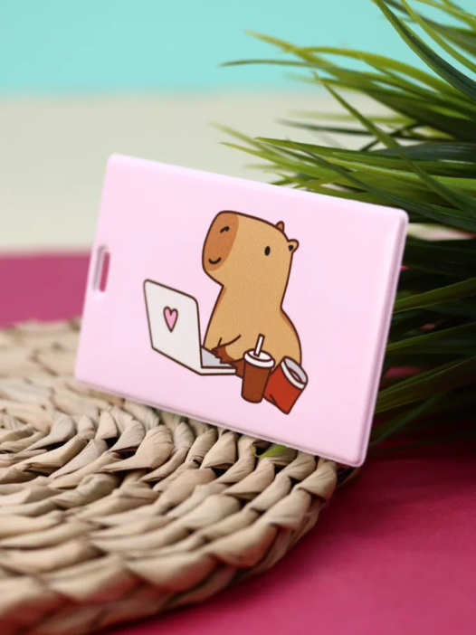Держатель для карт «Capybara works» (6,5 х 10,4 см) 