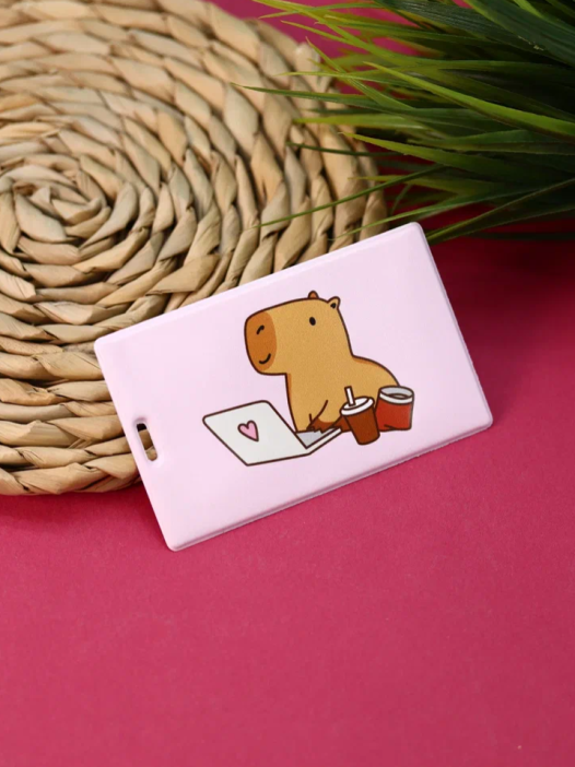 Держатель для карт «Capybara works» (6,5 х 10,4 см) 