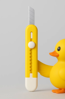 Канцелярский нож "Classic", yellow