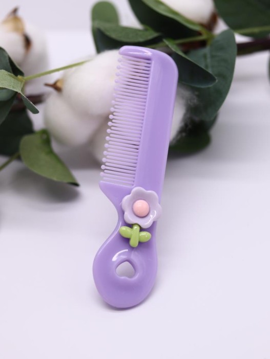 Расческа "Animal club, flower", purple 