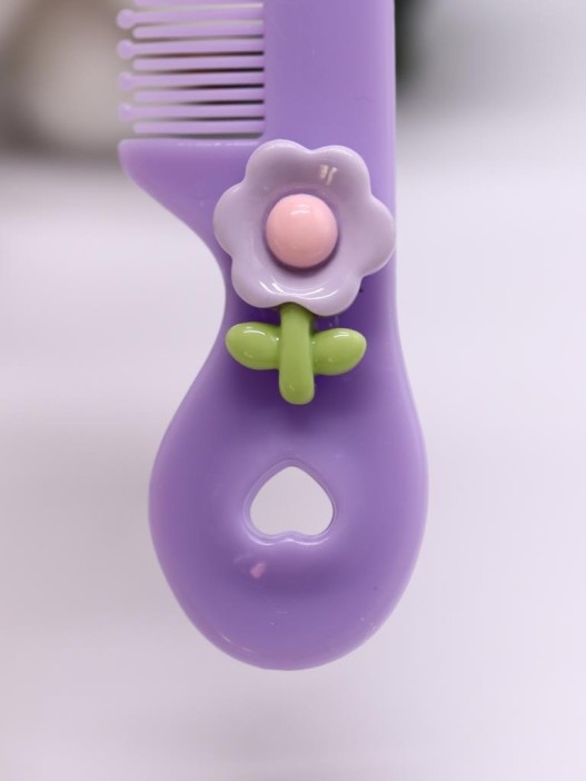 Расческа "Animal club, flower", purple 