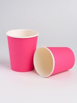 Набор бумажных стаканов 16 шт. "Partypink", (9 см)