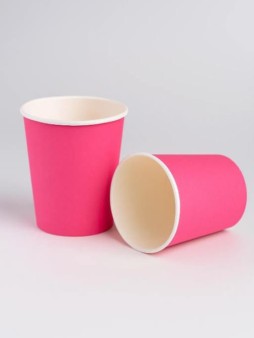 Набор бумажных стаканов 16 шт. "Partypink", (9 см)