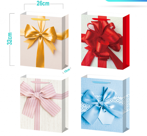 Подарочный пакет (L) &quot;Holiday surprise&quot;, (26*32*10 см) 