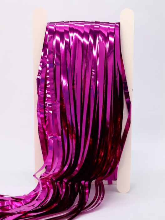 Праздничный занавес, дождик для фотозоны &quot;Rain&quot;, fuchsia (100*200 см) 