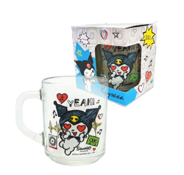 Кружка &quot;Куроми. Рок&quot;, в подарочной упаковке, 230 мл, стекло 