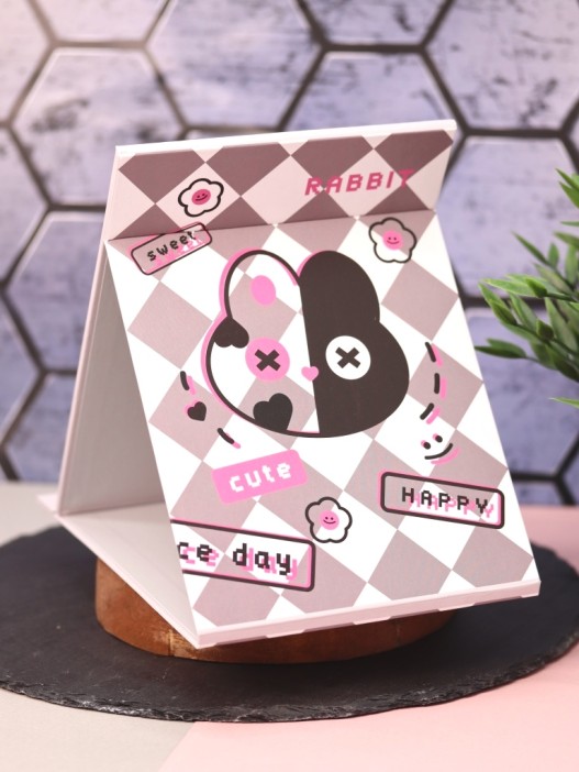 Зеркало &quot;Cute rabbit&quot;, grey 