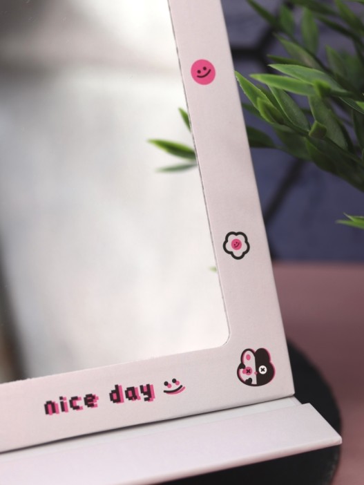 Зеркало &quot;Cute rabbit&quot;, grey 