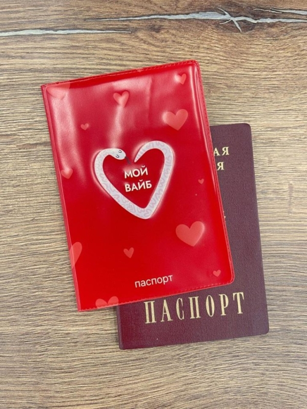 Обложка для паспорта "Мое настроение", плотность 280 мкм