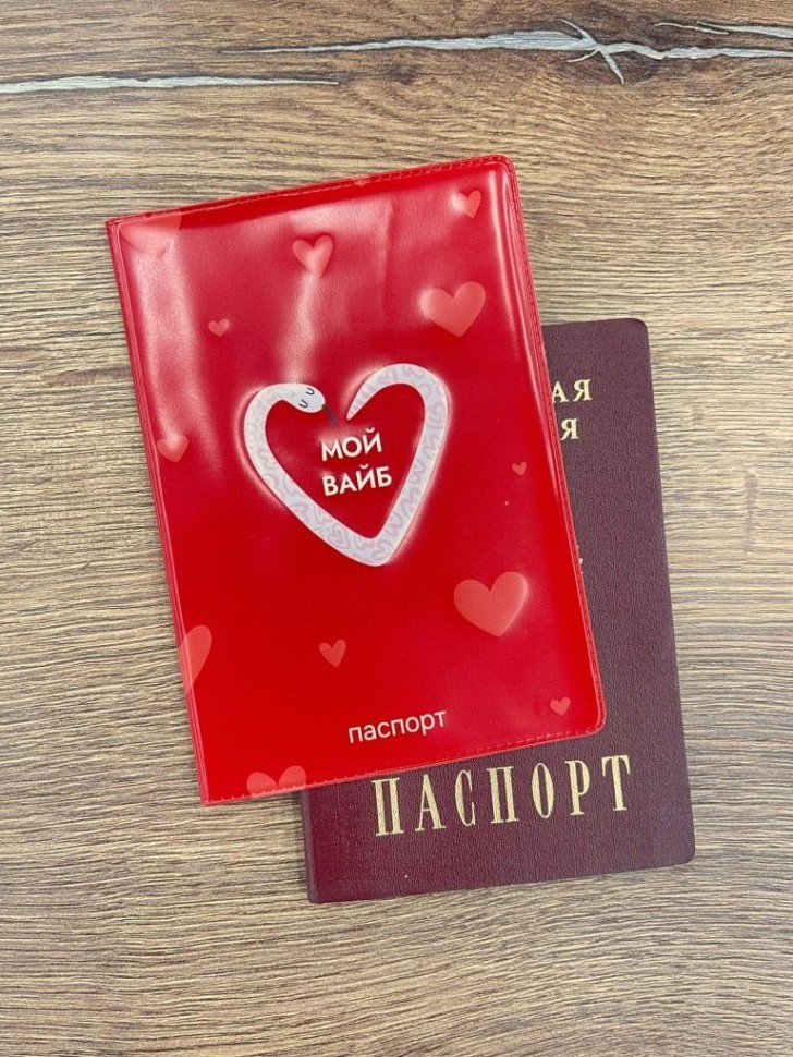 Обложка для паспорта "Мое настроение", плотность 280 мкм