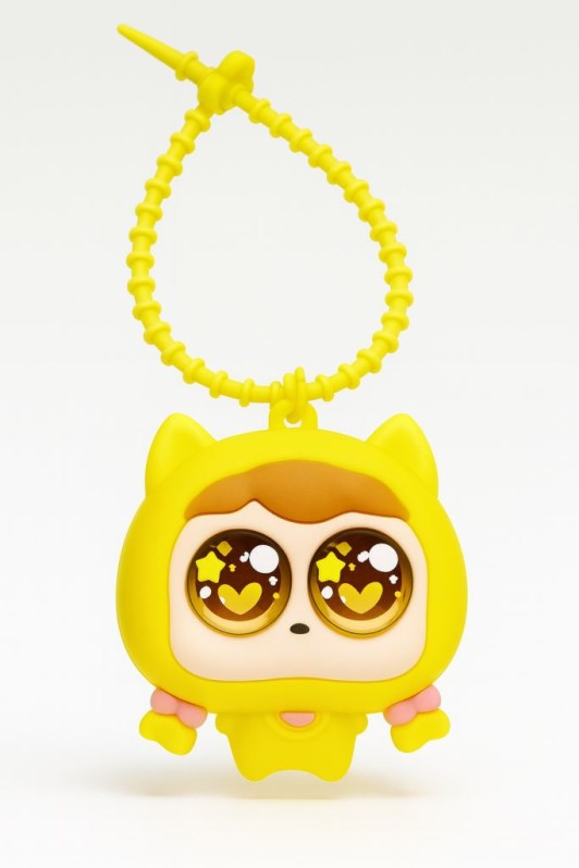 Брелок-мялка с тревел креплением «Twinkle crew», yellow 