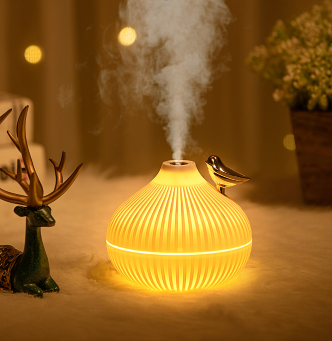 Настольный увлажнитель воздуха - ночник iLikeGift &quot;Birdie&quot;, (портативный, USB) 