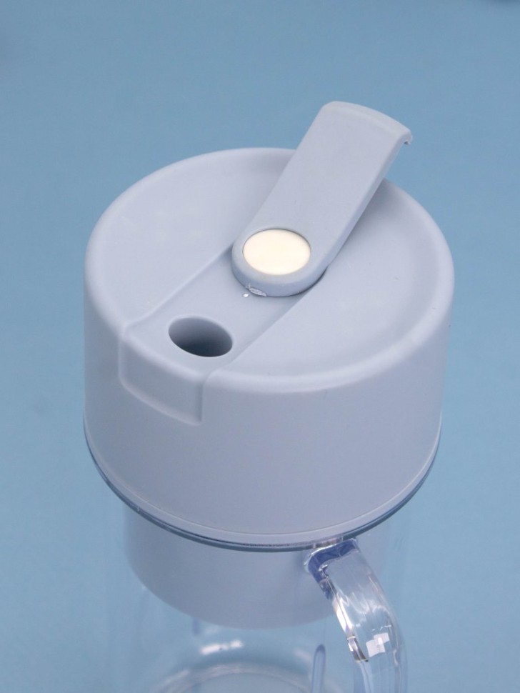 Блендер портативный "Соковыжималка", синий, USB, (18*8 см)