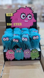 Ручка с помпоном "Jellyfish", mix, шоу-бокс 16 шт.