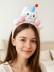 Плюшевый ободок GIRLY "Birthday cat", pink 