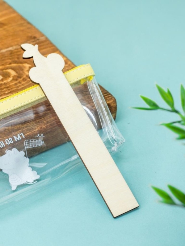 Линейка ЭКО из дерева iLikeGift "Вишня"