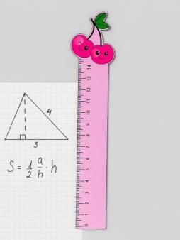 Линейка ЭКО из дерева iLikeGift "Вишня"