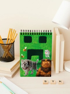 Блокнот А5 "My Game-2", 60л, на гребне, клетка (141*201мм)