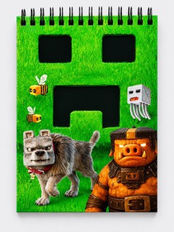 Блокнот А5 "Моя игра-2", 60л, на гребне, клетка (141*201мм)