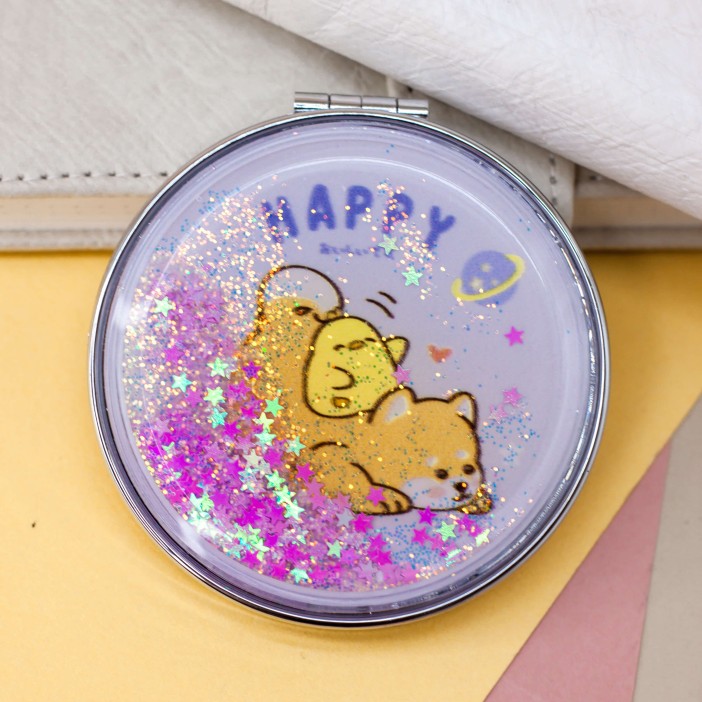 Набор зеркал "Shiba planet" шоу-бокс 12 шт. (4 цвета) 