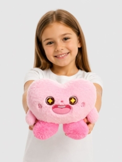 Мягкая игрушка "Милая кричит", розовая, 15 см
