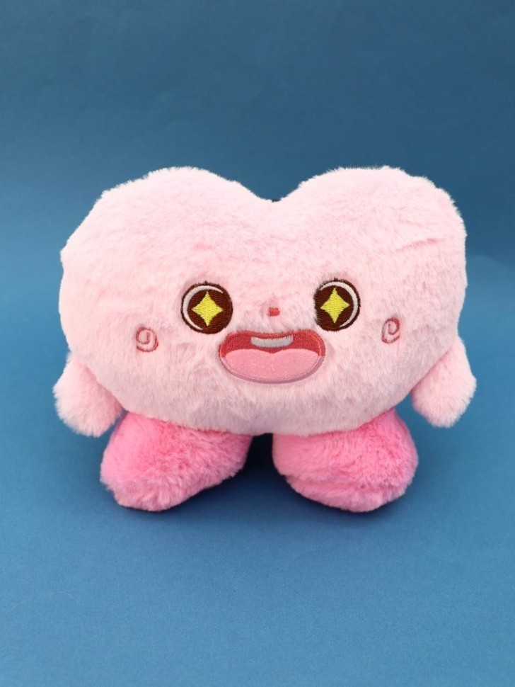 Мягкая игрушка (3+) "Милая кричит", розовая, 15 см
