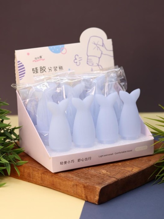 Дорожная бутылочка-тюбик &quot;Mermaid&quot;, blue (35 ml), шоу-бокс 12 шт. 