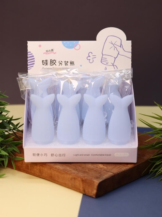 Дорожная бутылочка-тюбик &quot;Mermaid&quot;, blue (35 ml), шоу-бокс 12 шт. 