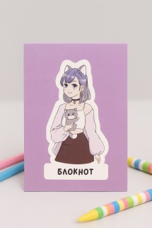 Блокнот А7 Аниме &quot;Cute cat Girl&quot;