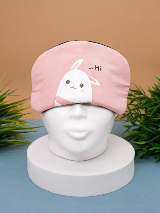 Маска для сна гелевая "Hi hare ", pink 