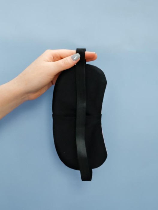 Маска для сна гелевая "Hi hare ", pink 