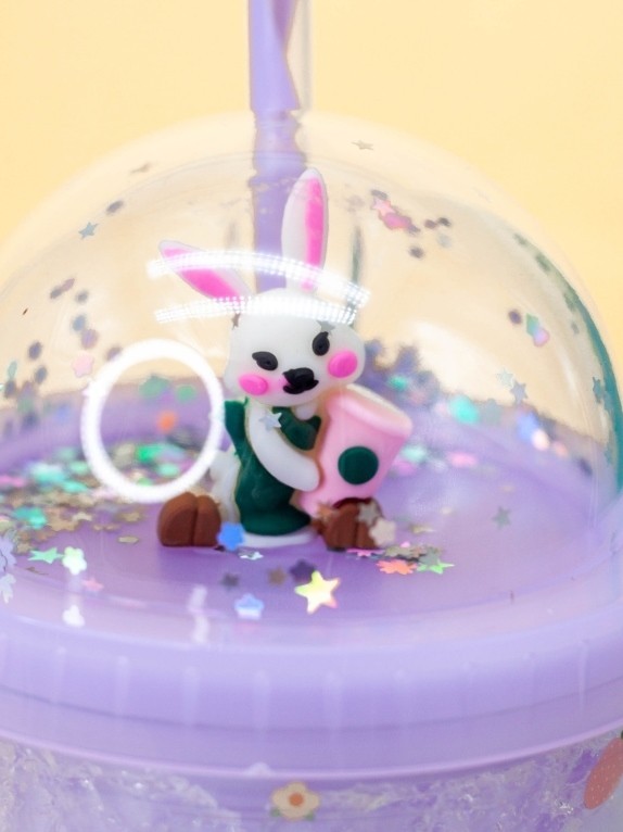 Тамблер "Rabbit strawberry", purple (450 ml)