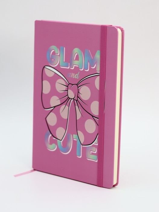 Блокнот (А5) &quot;Glam cute bow&quot;, pink (14.5*21) 