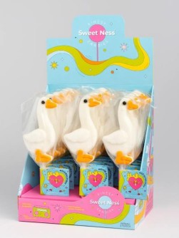 Карамель леденцовая изомальт "Гусь" ш/б 21шт х 25гр (груша)