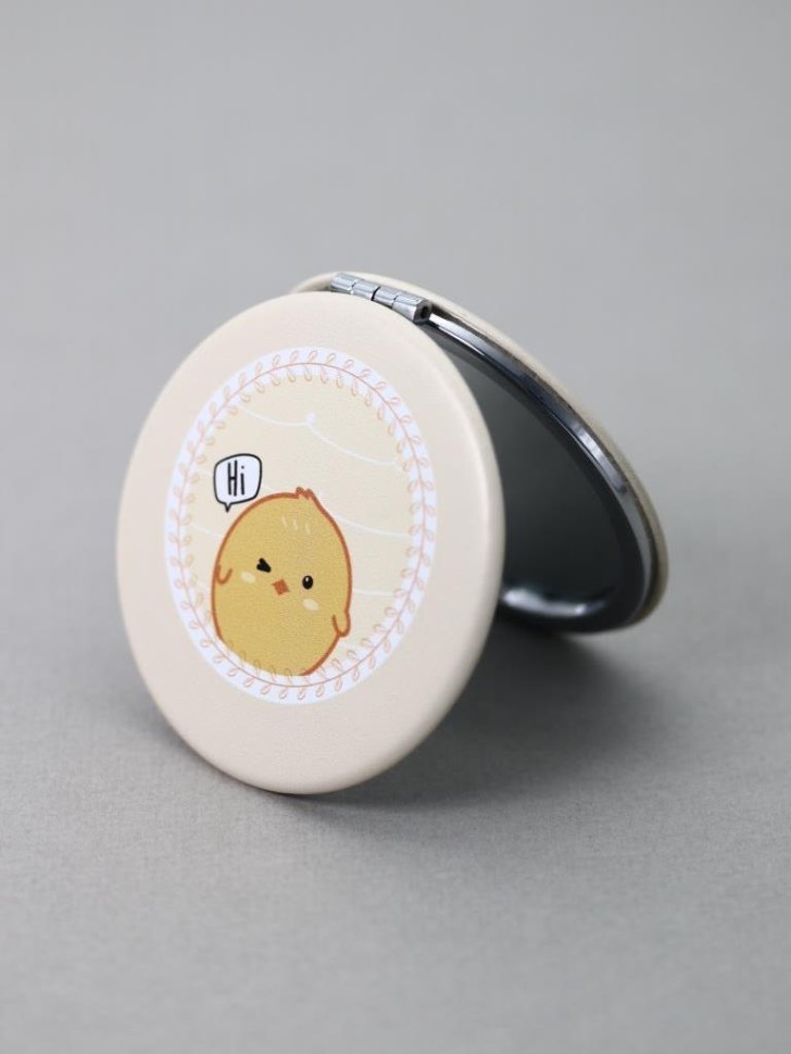 Зеркало "Little chick hi", yellow