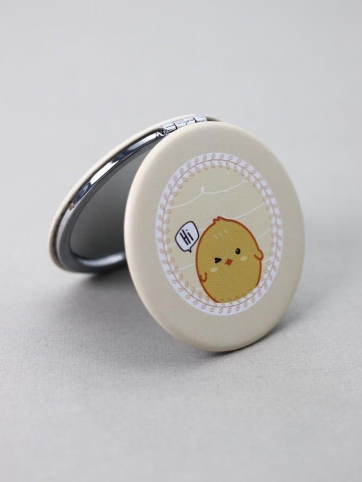 Зеркало "Little chick hi", yellow