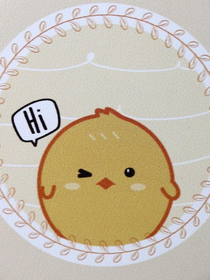 Зеркало "Little chick hi", yellow