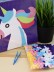 Картина из помпонов на подрамнике Draw Me! «Funny unicorn», (20 х 20 см) 
