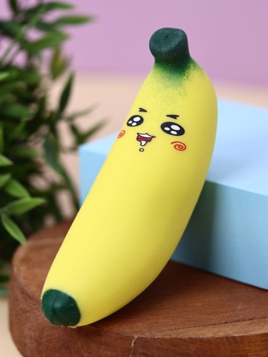 Мялка - антистресс «Stretchy banana», mix 