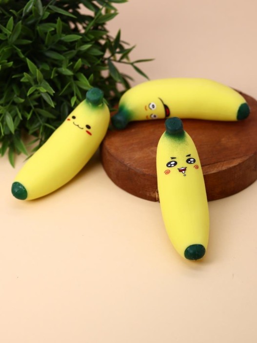 Мялка - антистресс «Stretchy banana», mix 